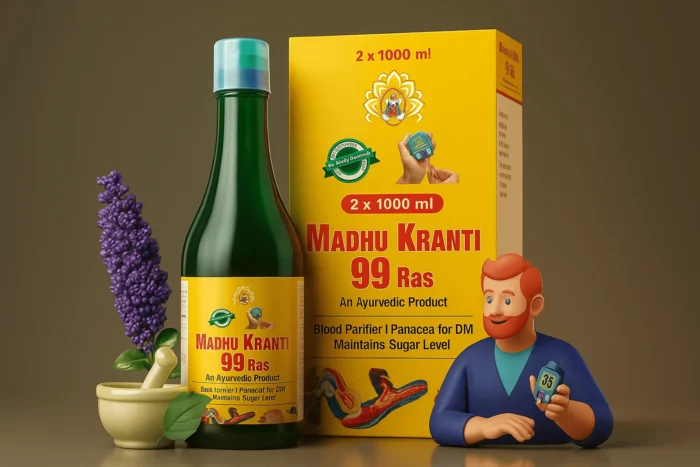 Madhu kranti 99 Ras + M-Detox Capsules (30) (Combo) - Image 3
